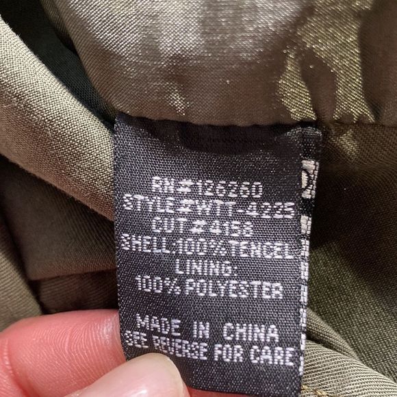 Womens Large Velvet Heart ARTEMIS SLEEVELESS CROSSOVER VEST Military Green - Picture 6 of 11